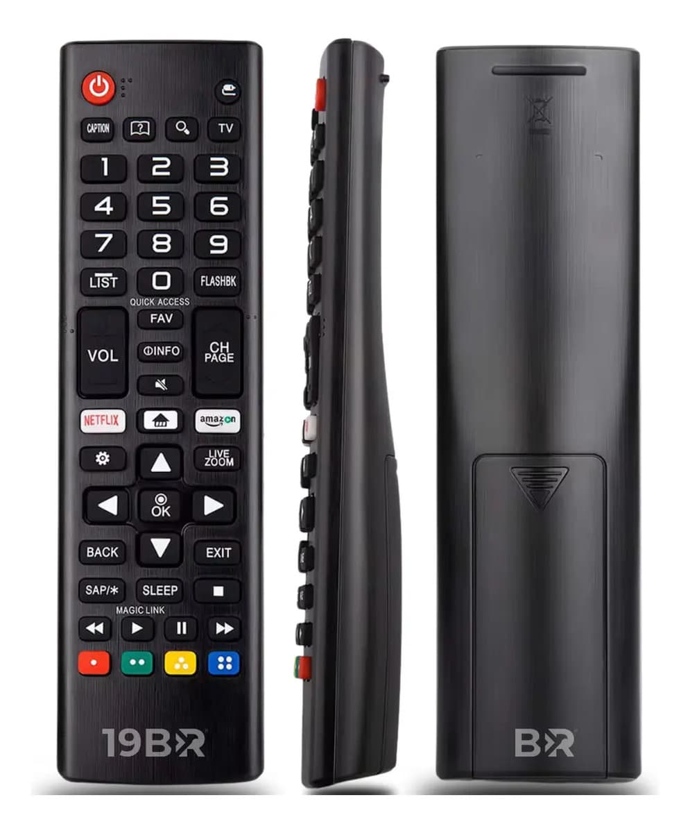 Kit 2 Controle Remoto Para Tv LG Smart + 4 Pilhas Com Teclas Netflix E Prime Video — imagem 6