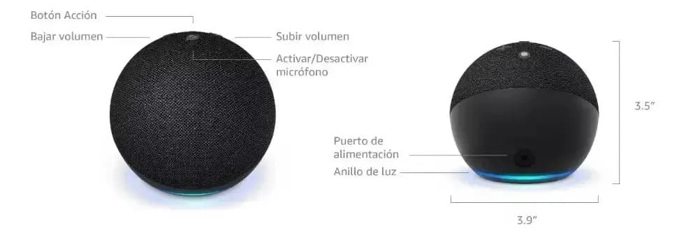 Amazon Echo Dot, Echo Dot 5, Echo Dot 5a Geração, Alexa, Amazon Alexa, Assistente Virtual, Smart Speaker, Caixa de Som Inteligente, Wi-Fi, Bluetooth, Bivolt, 12 — imagem 6