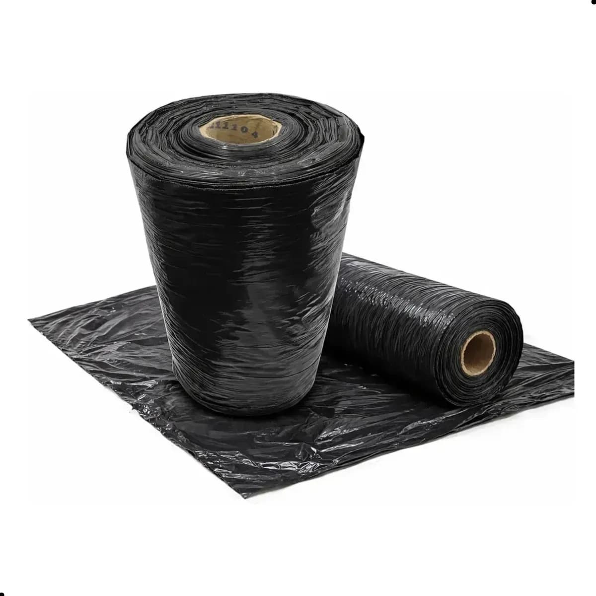 Lona Plástica Preta 4x30m Grande Proteção Pintura Obra Reforma Cobertura Móveis Piso Polietileno Multiuso Construção Econômica