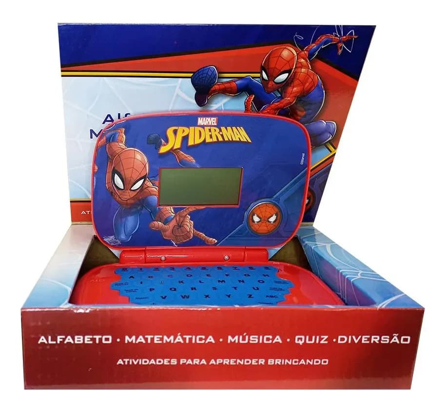 Laptop Infantil Educativo Spider Man Candide — imagem 3