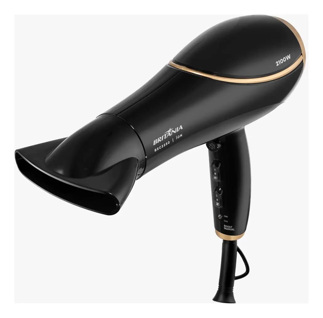 Secador de Cabelos Britânia 3 Temperaturas 2100W BSC2250 Bivolt — imagem 4