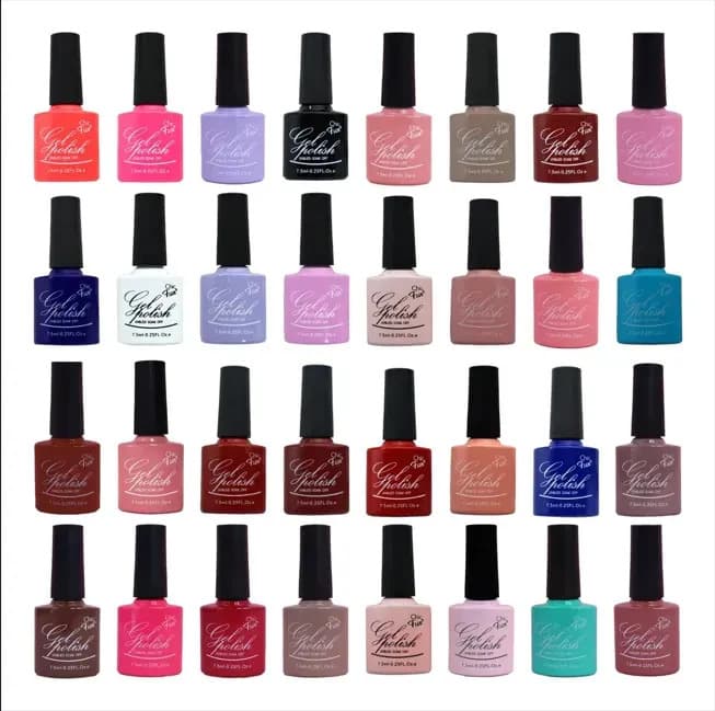 Kit 10 Esmaltes em Gel Chic & Fun 7.5ml para Unhas UV e LED