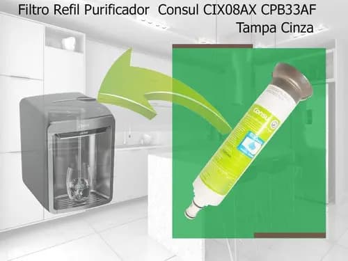Refil Para Purificador De Água CPB33AF Cinza Consul — imagem 3
