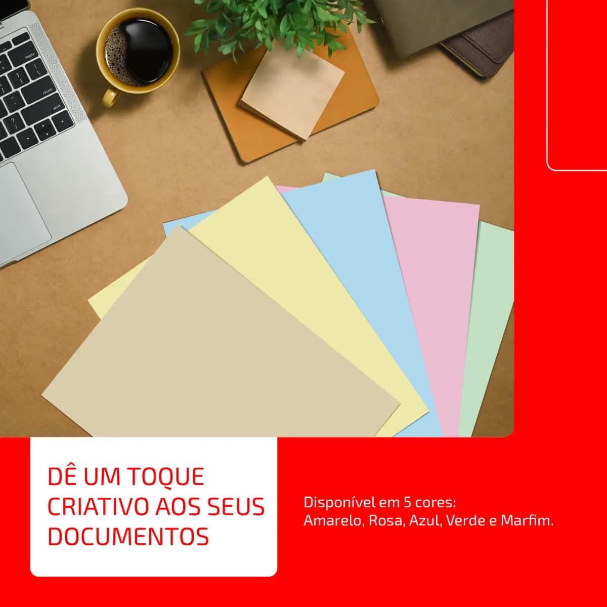Papel Sulfite para Organização Rosa Chamex A4 75g 210x297mm - Pacote 500 Folhas Premium — imagem 3