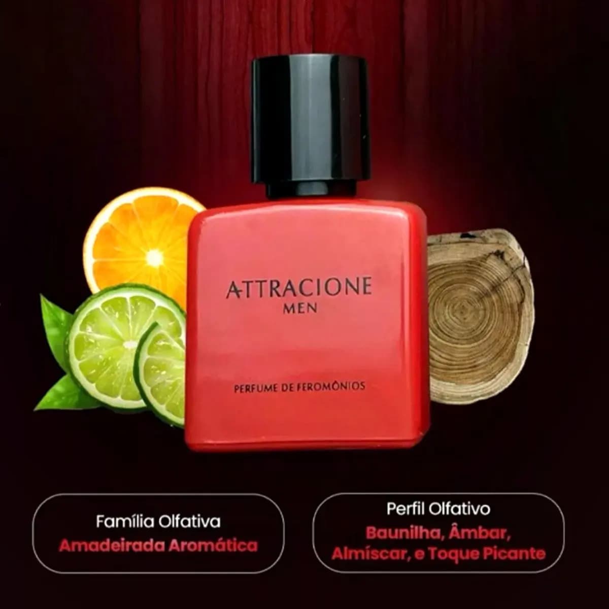 Attracione Men (Perfume Masculino com Feromônios Ativados) — imagem 4