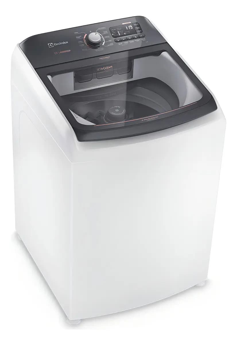 Máquina de Lavar 15kg Electrolux Premium Care com Cesto Inox, Jet&Clean e Time Control LEC15 — imagem 3