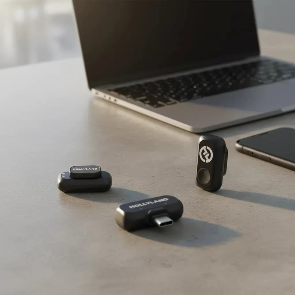 Microfone Lark A1 Hollyland Mini Usb-c Preto — imagem 3