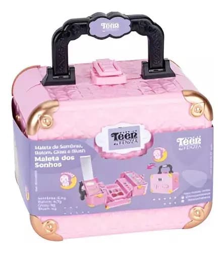 Maleta Dos Sonhos Maquiagem Infantil Teen Skv 120021 Fenzza Cor Rosa — imagem 2
