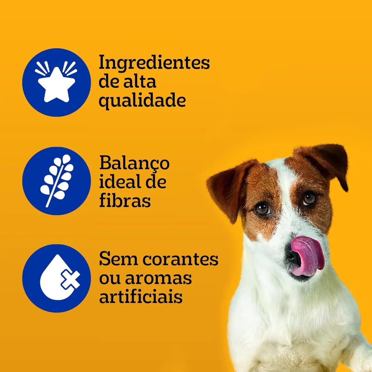Ração Úmida Pedigree para Cão Adulto de Raças Pequenas Sabor Carne ao Molho - Kit com 12 Sachês de 100g — imagem 3