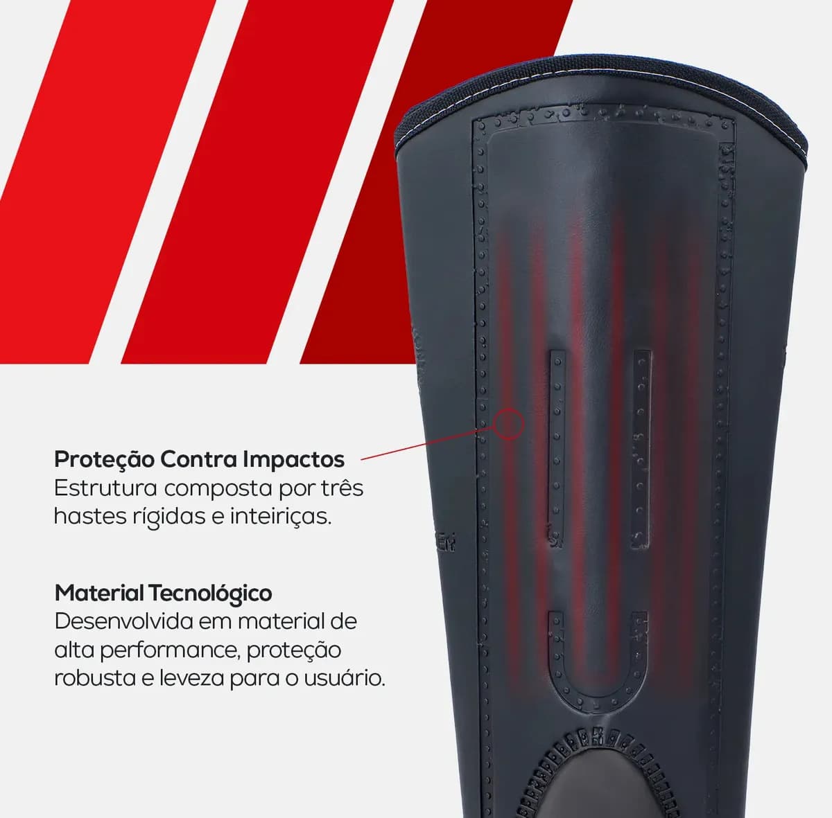 Perneira Segurança Nexus 37089 3 Talas cor preto — imagem 5