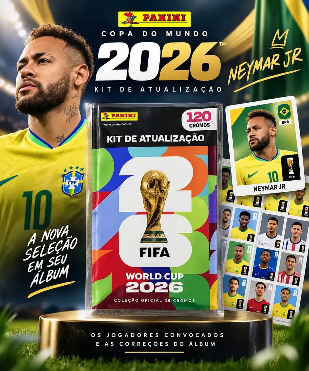 120 figurinhas Kit De Atualização Fifa World Cup 2026 Panini — imagem 4