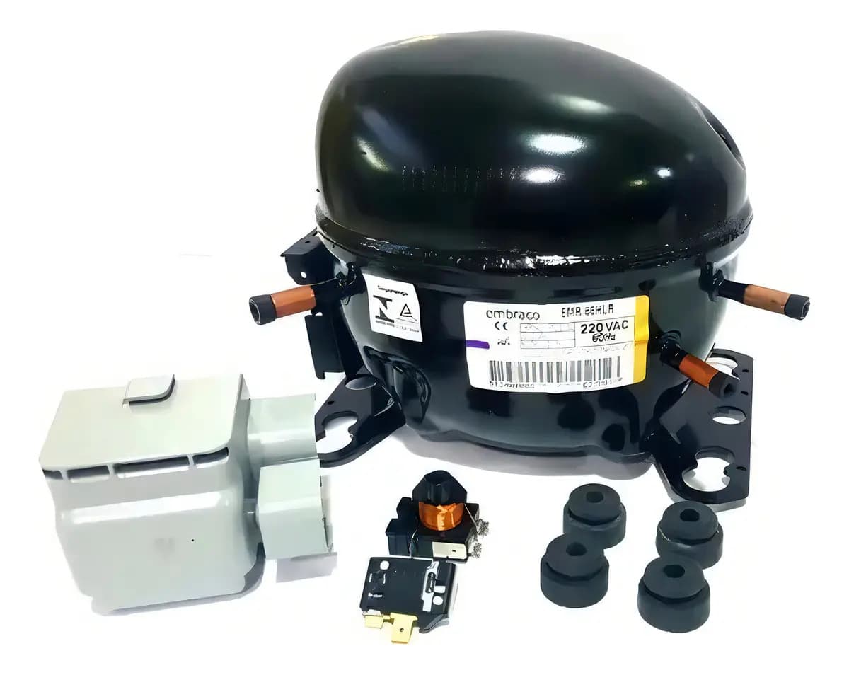 Compressor Embraco EMR80HLR 1/4+ R134A para Geladeira e Freezer — imagem 3