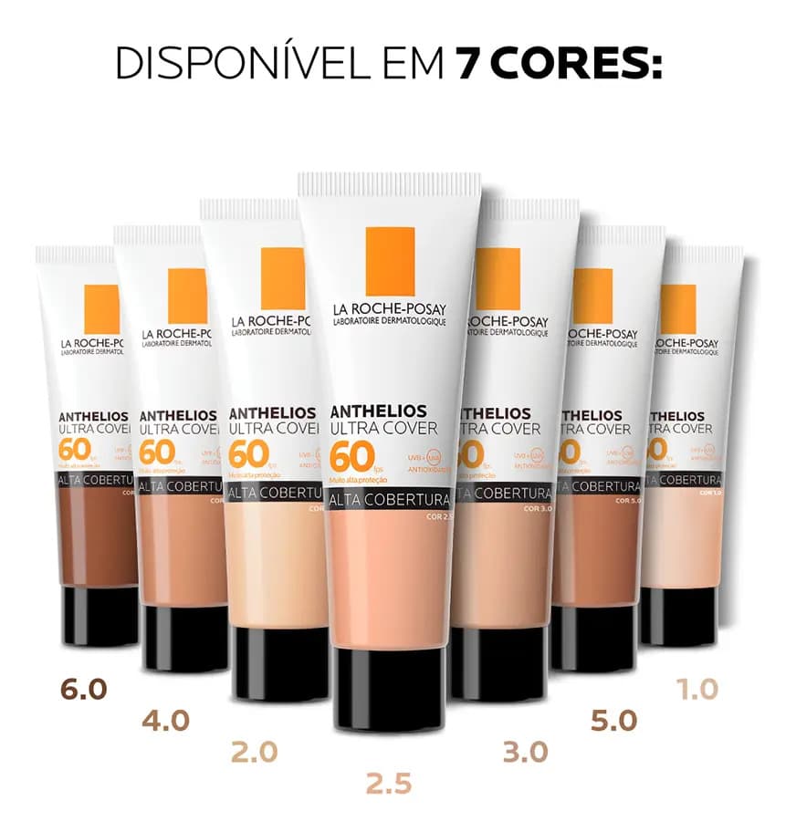 Protetor Solar Facial Alta Cobertura Anthelios La Roche-Posay Cor 3.0 30g — imagem 4