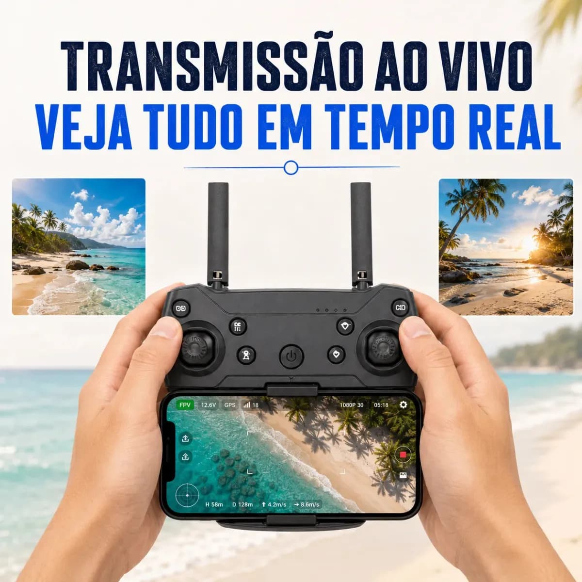 Drone E99 Câmera Dual 4k Sensor Obstaculos Manobras Com Controle Remoto Fpv Estabilidade Estavel 1 Bateria 10 minutos Preto — imagem 6