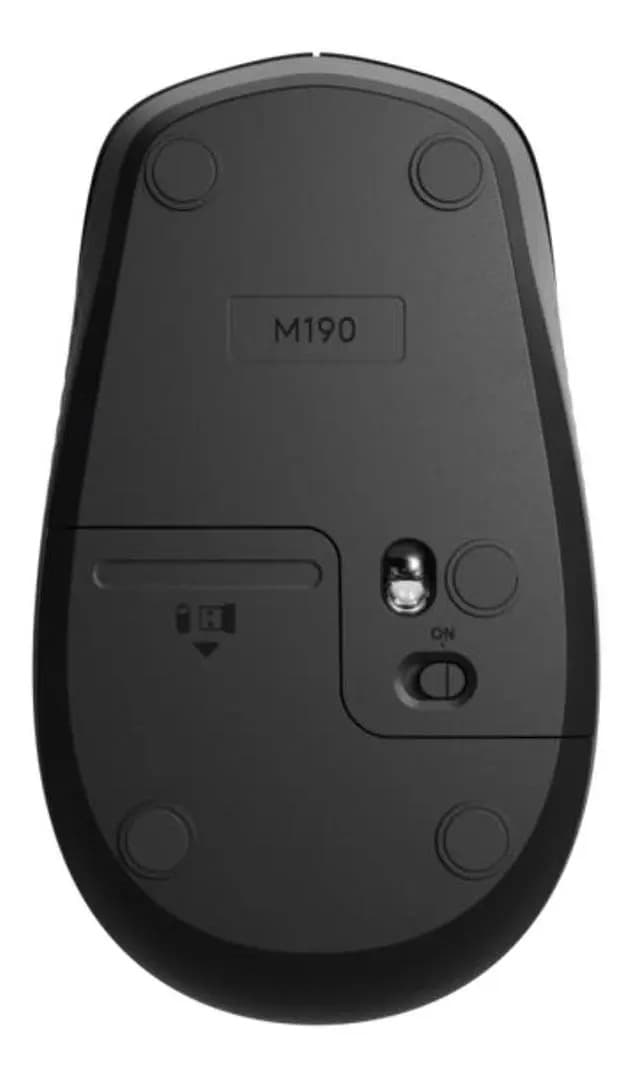 Mouse sem fio Logitech M190 com Pilha Inclusa - Vermelho — imagem 3