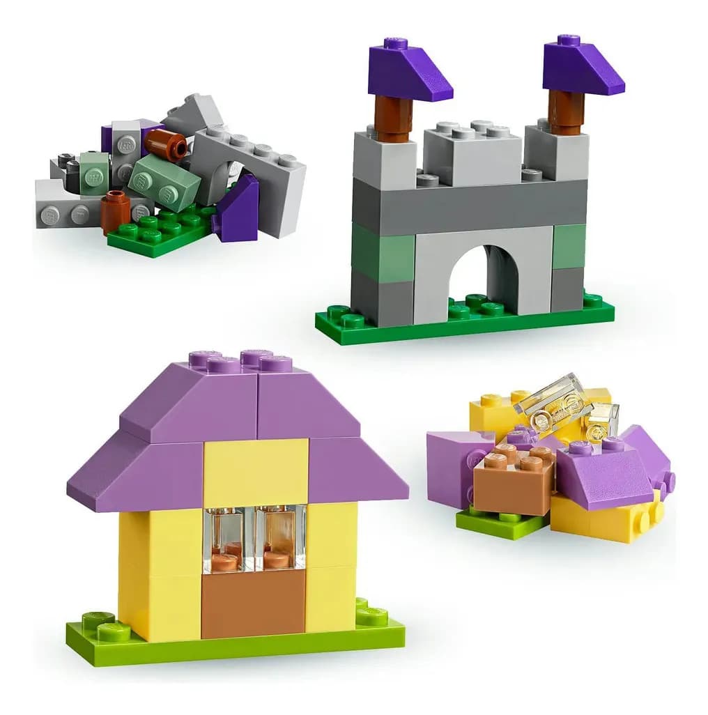 LEGO Classic Maleta da Criatividade 10713; Brinquedo criativo para montar e imaginar; Maleta com peças coloridas para criar bichinhos, supercarros, casas e muit — imagem 4