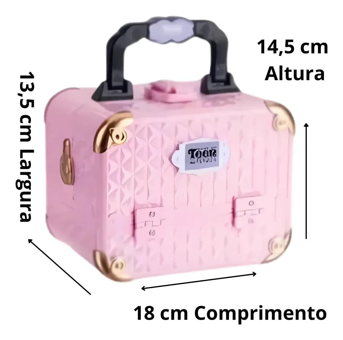 Maleta Dos Sonhos Maquiagem Infantil Teen Skv 120021 Fenzza Cor Rosa — imagem 4