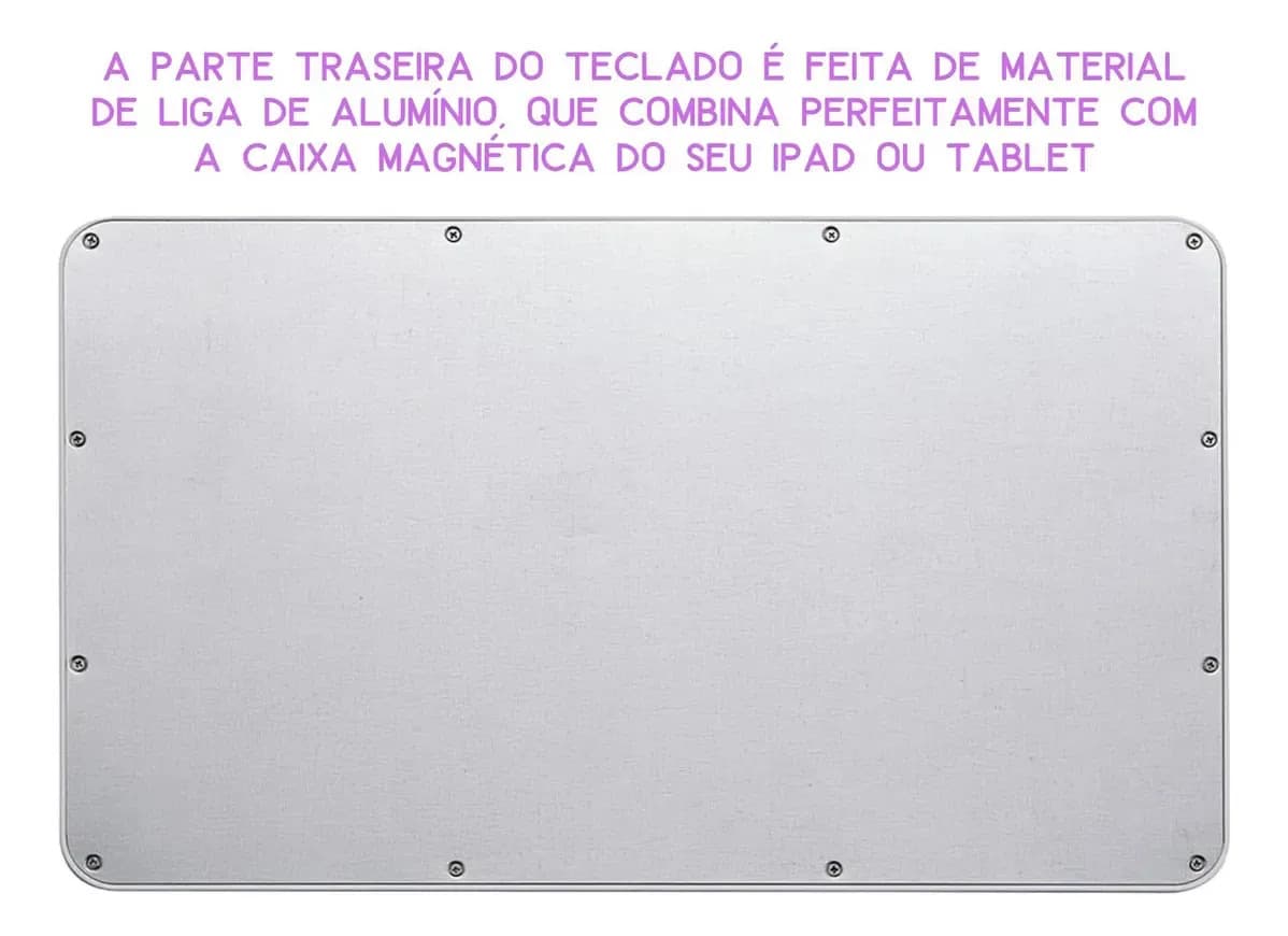 Kit Teclado E Mouse Sem Fio Bluetooth Tablet Compatível Com Android Ios E Windows Beexcellent — imagem 4