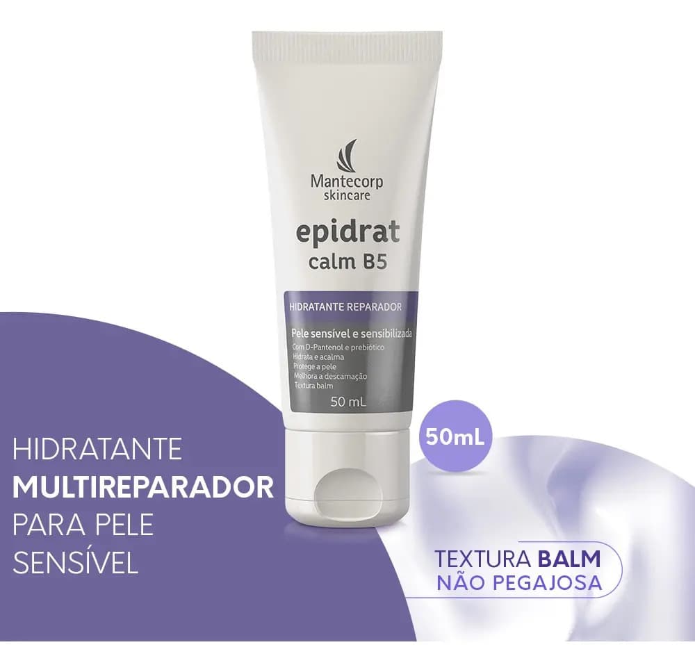 Hidratante Facial Epidrat Calm B5 Para Pele Sensível 50ml Mantecorp — imagem 2