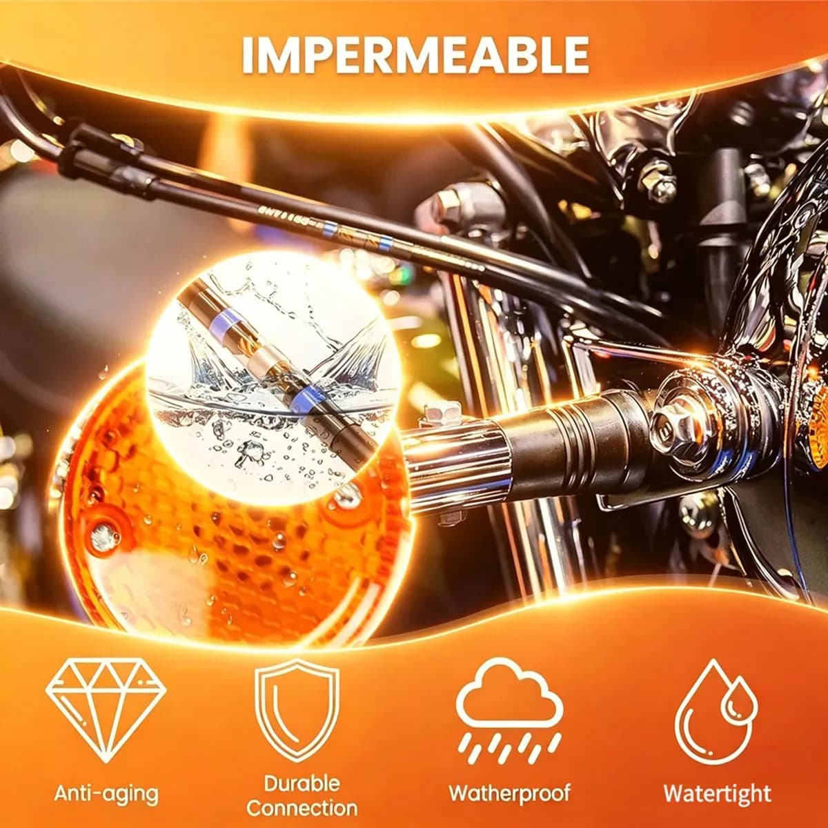 Kit Conectores de Solda Termo Retráteis, 300 Peças, para Cabos de 0,25-6,0 mm² com Vedação Impermeável — imagem 2