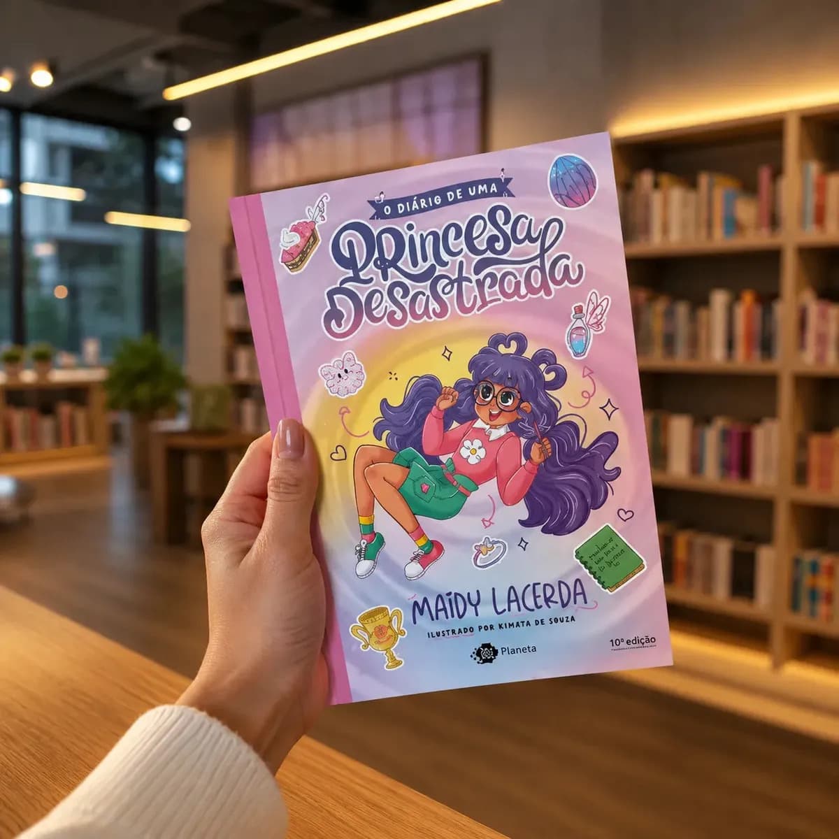 Libro O diário de uma princesa desastrada, Um Romance, de Lacerda, Maidy. Editorial Outro Planeta., tapa mole, en português (2022) — imagem 4