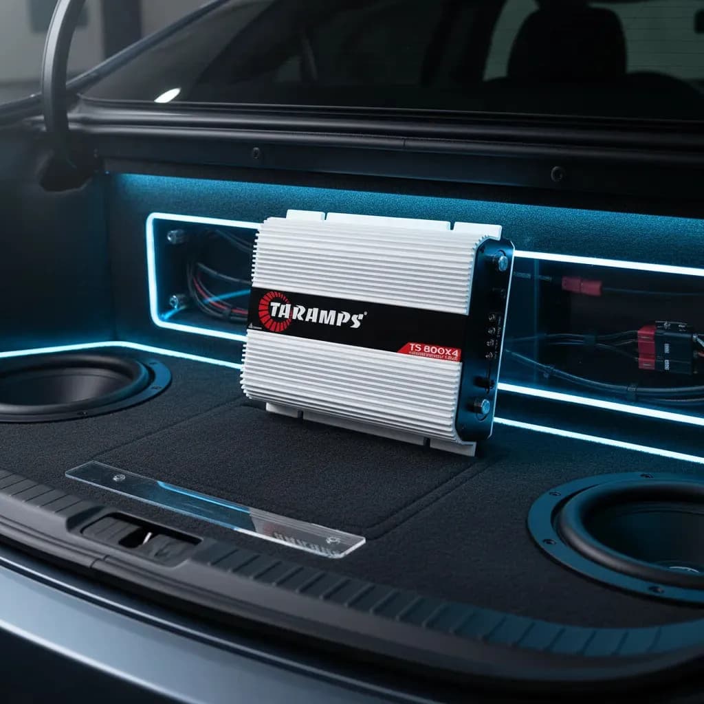 Amplificador Taramps TS 800x4 800W 4 Canais para Som Automotivo — imagem 2