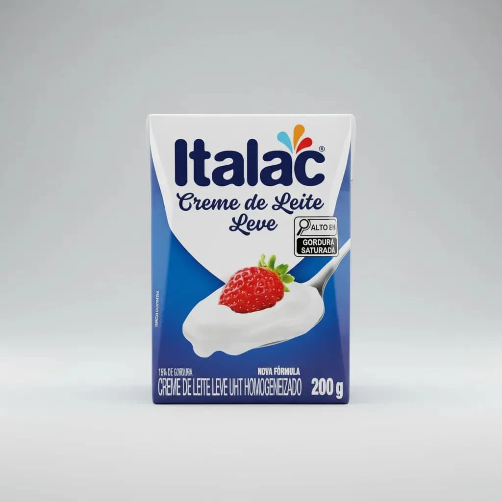 Creme De Leite Leve Uht Italac 200g — imagem 6