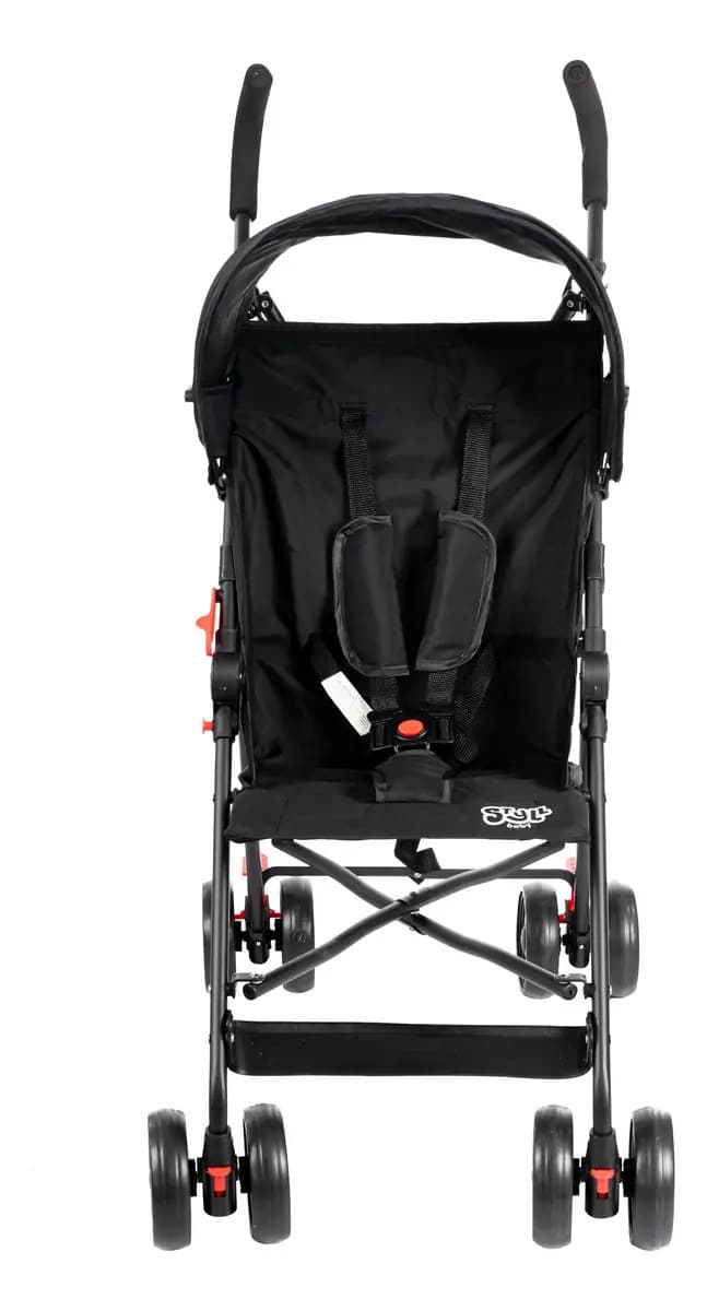 Carrinho De Bebê Passeio Guarda Chuva Styll Baby Preto — imagem 2