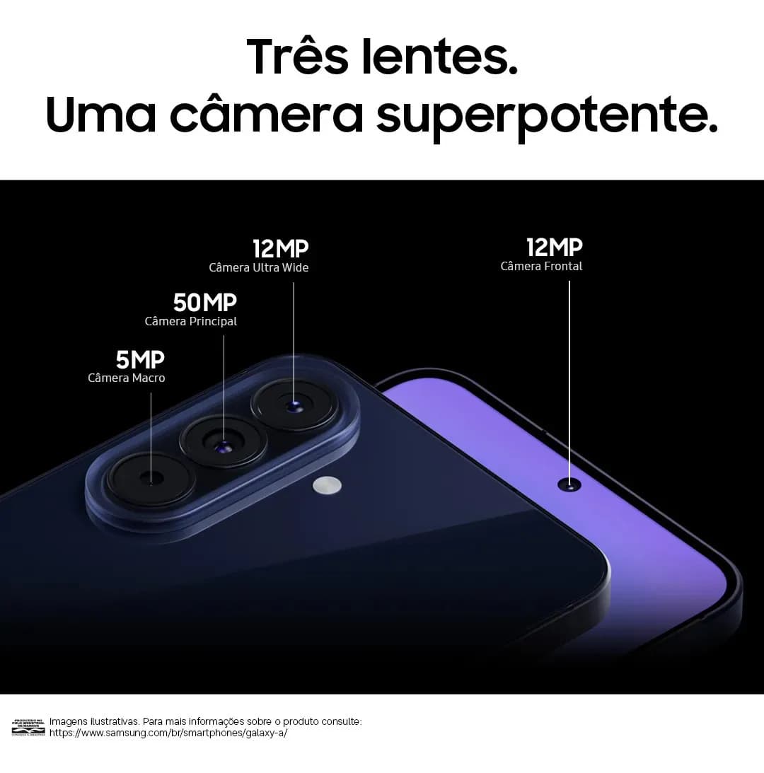 Celular Samsung Galaxy A57 5G 128GB, 8GB RAM, Recursos AI — imagem 6