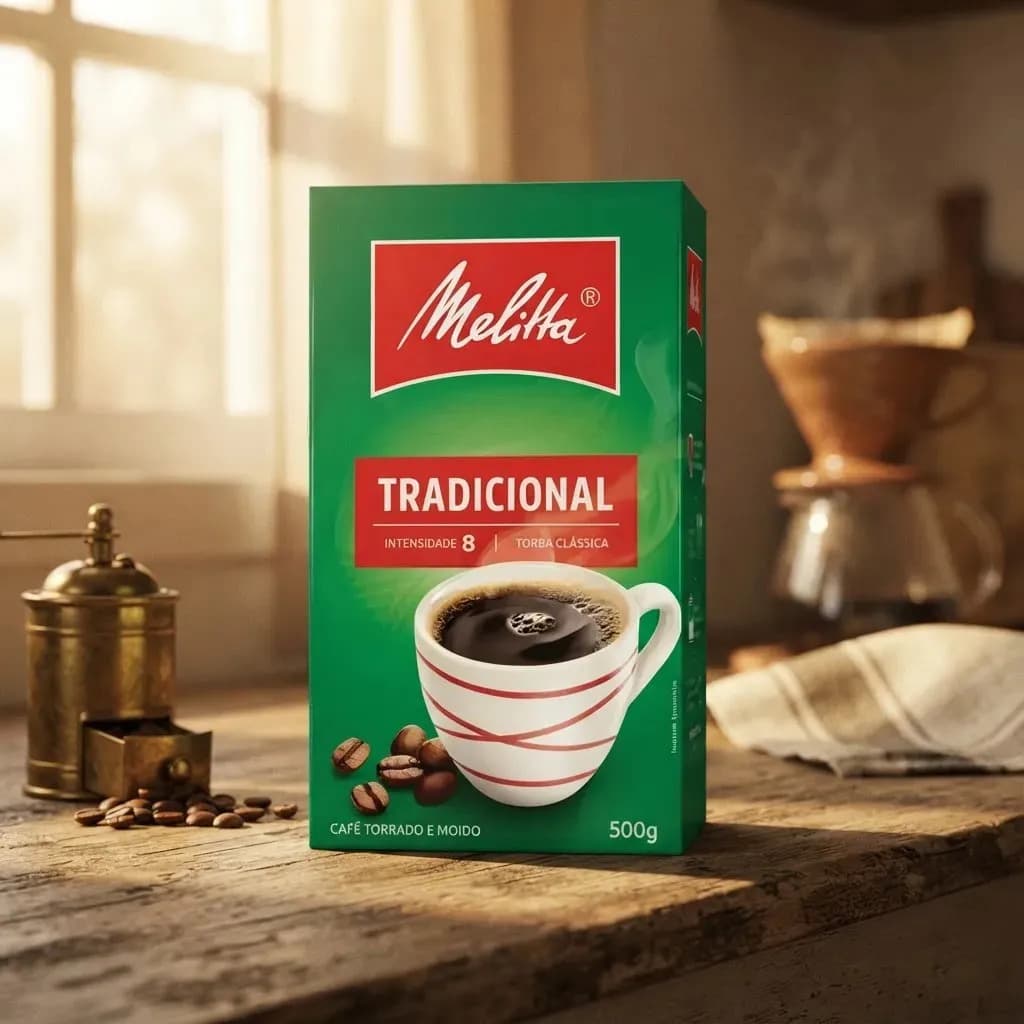 Café Melitta Torrado Moído Tradicional Intenso Vácuo 500g — imagem 5