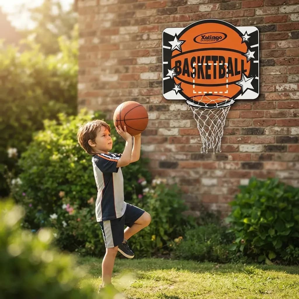 Cesta De Basquete Tabela Madeira Esporte — imagem 3