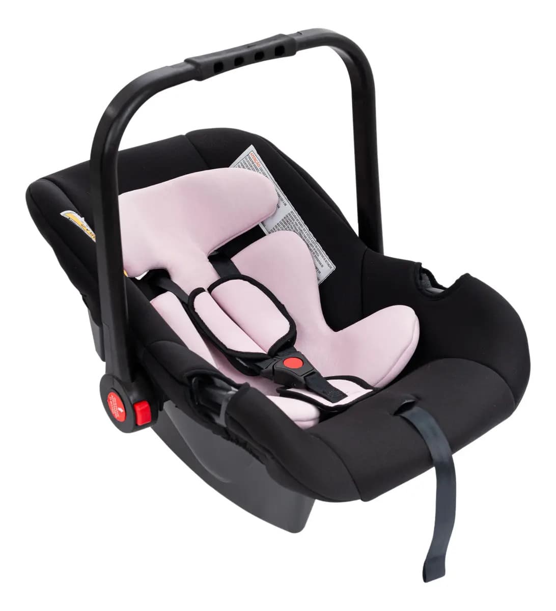Styll Baby bebê Conforto para carro até 13 kg cor preto/rosa — imagem 4