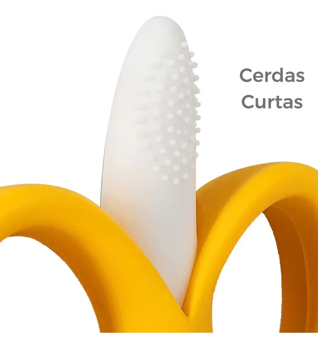 Massageador Mordedor De Gengiva Banana Bebê Buba Cor Amarelo — imagem 3