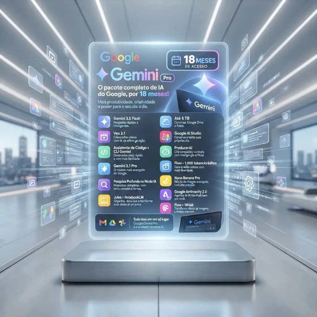 Gemini Pro Argon + 5tb Google Drive 18 Meses - 1 Mês De Garantia — imagem 4