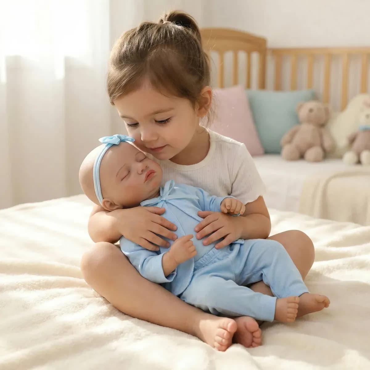 Boneca Bebê Reborn Menino Recém Nascido Pode Dar Banho — imagem 3