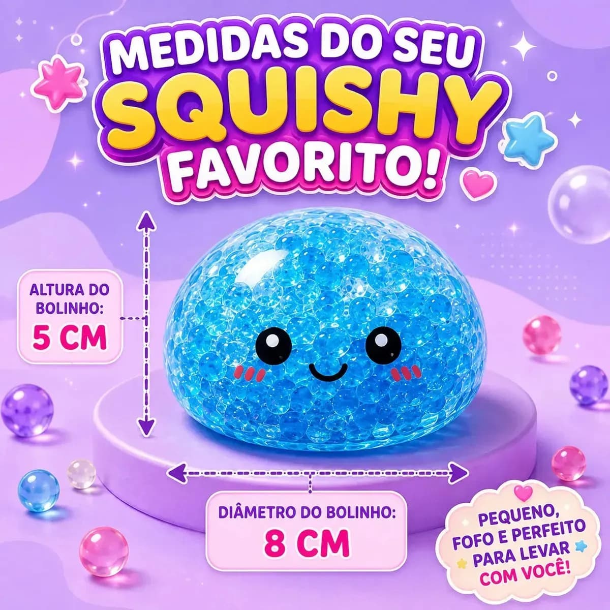 Brinquedo de Apertar Surpresa Raro Com Orbeez Antistress Colorido Bolinhas Popsy — imagem 4