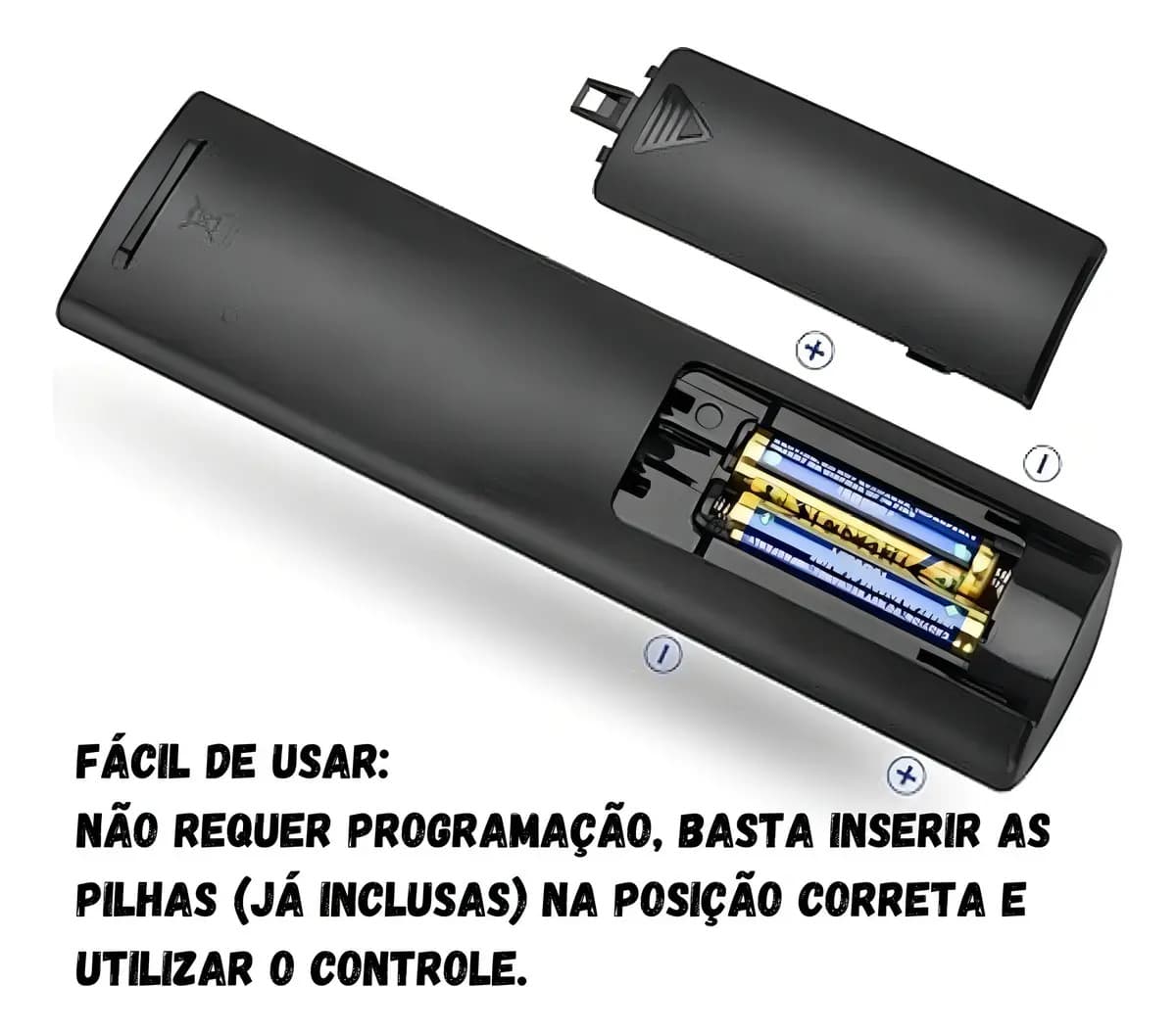 Kit 2 Controle Remoto Para Smart Tv LG + 4 Pilhas Com Teclas Netflix E Prime Video Gcase — imagem 6