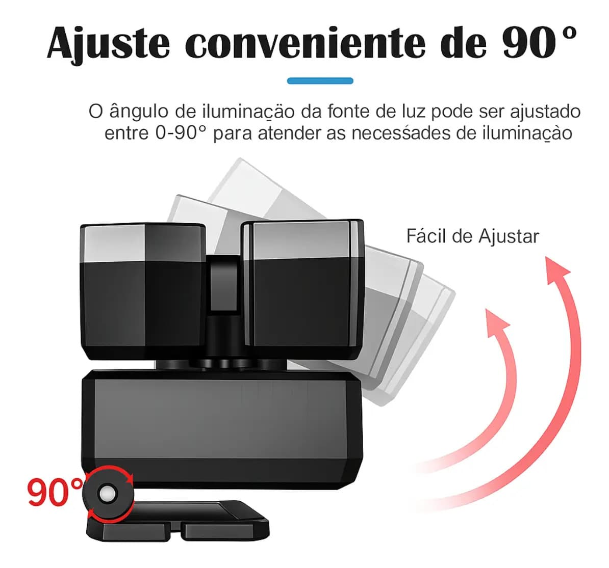 Lanterna de Cabeça YBF Recarregável USB, com 5 Spots e Luz Branco Dourado — imagem 4