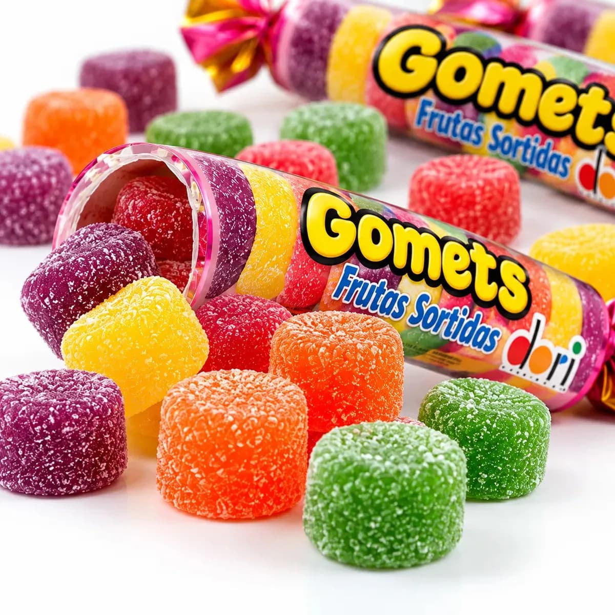 Goma Gomets Dori Frutas Sortidas Caixa 30 Tubos 32g — imagem 6