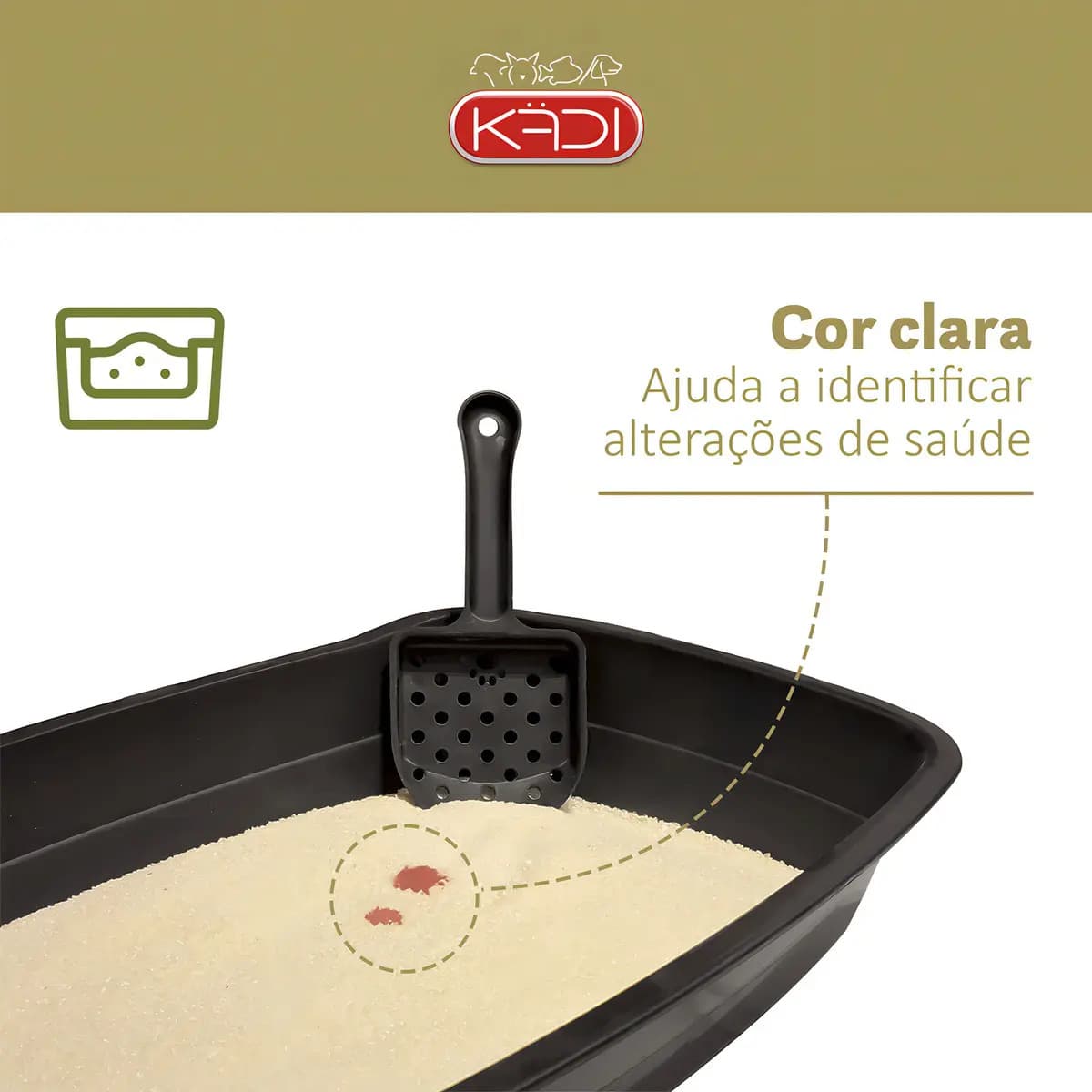 Areia Higiênica Fina Biodegradável Para Gatos Kadi 4kg — imagem 5