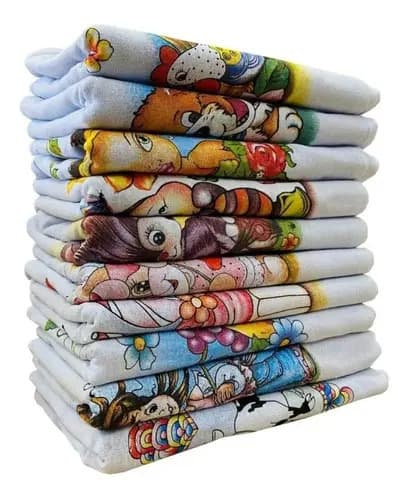 Kit 10 Pano De Prato Estampado 100% Algodão - 35cm X 60cm — imagem 4