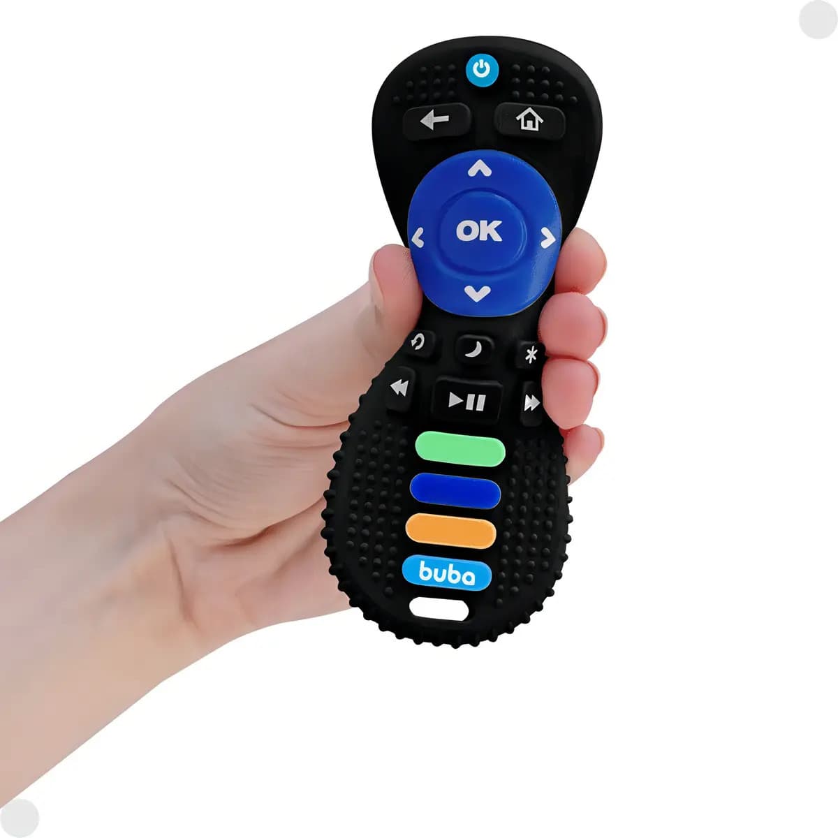 Mordedor Controle Remoto Buba Silicone Flexível Bebês +4m — imagem 2