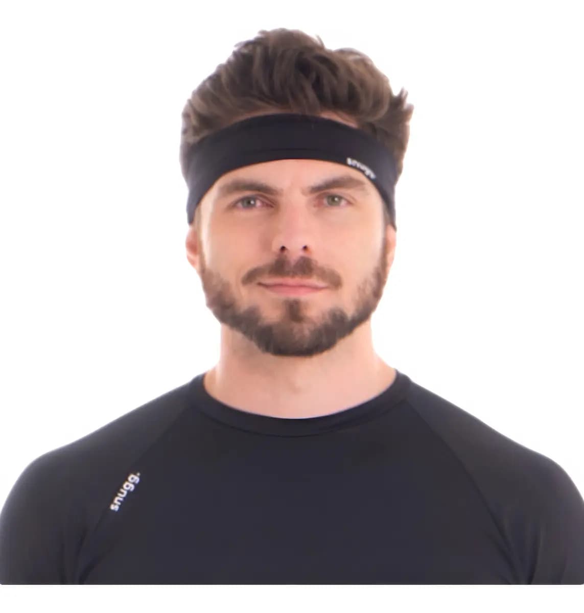 Faixa De Cabelo Elástica Headband Esportiva Proteção Uv50+ Tamanho Único — imagem 3