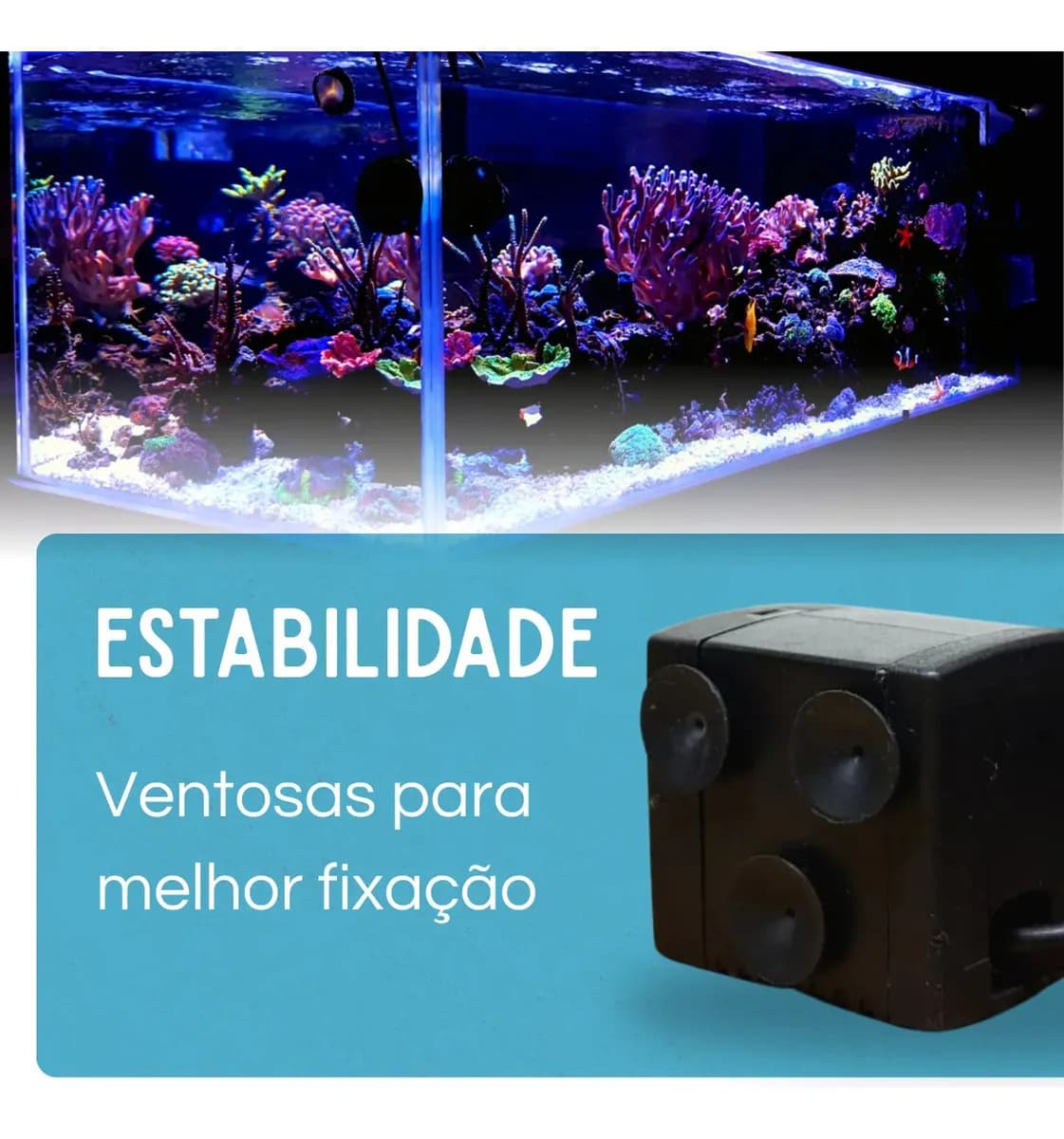 Bomba Submersa 200 L/h Bivolt 3w Fontes Aquarios Bebedouro — imagem 5
