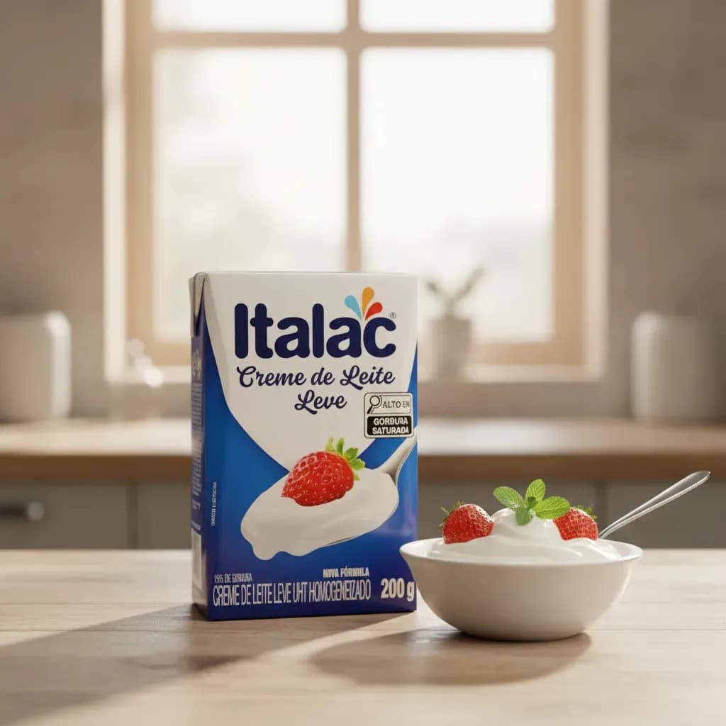 Creme De Leite Leve Uht Italac 200g — imagem 5