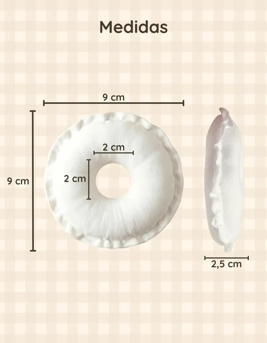 Absorvente de Seios Rosquinha Amamentação Off White — imagem 5