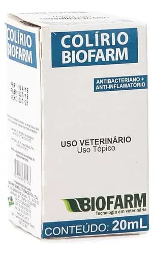 Colírio Biofarm 20ml Antibac+antinflam — imagem 4