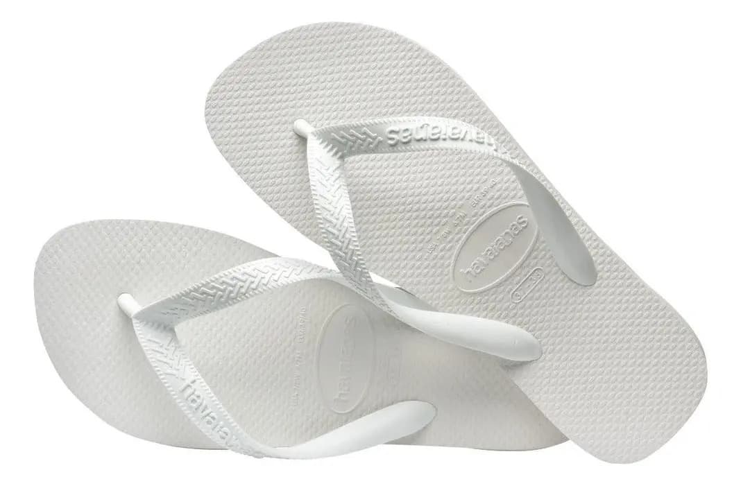Chinelo Unissex Top Havaianas Liso Branco — imagem 4