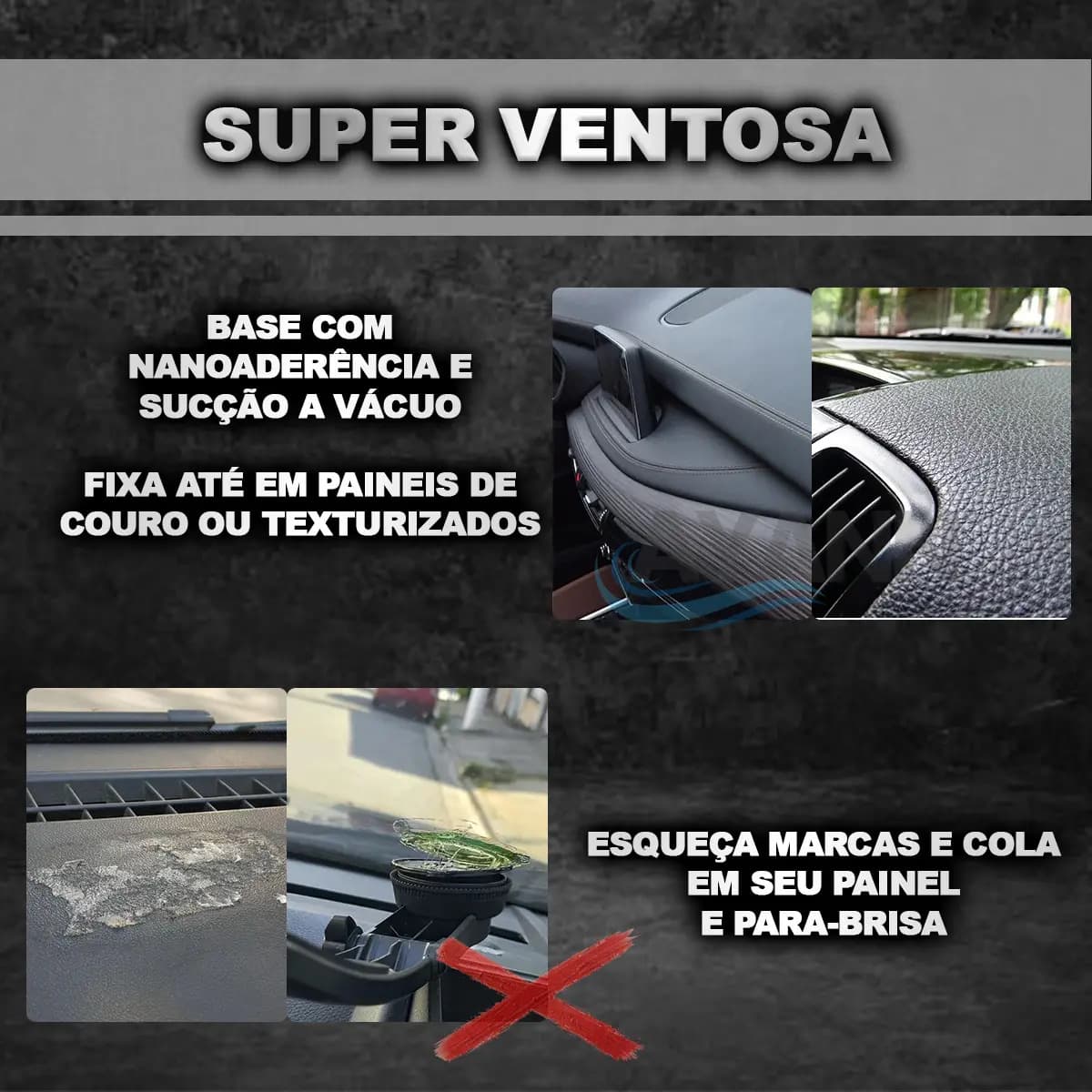 Suporte De Celular Veicular Automotivo Pra Carro Mesa Porta Painel Parede Caminhão Vw Up Jetta Volkswagen Ônix Corolla Gol 360° Universal — imagem 4