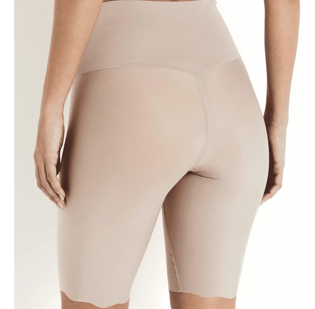 Bermuda Modeladora Longa Liz Zero Marcas Modela Bumbum Cor Sepia Tamanho Gg — imagem 5